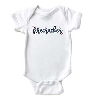 Firecracker Stars Baby Bodysuit
