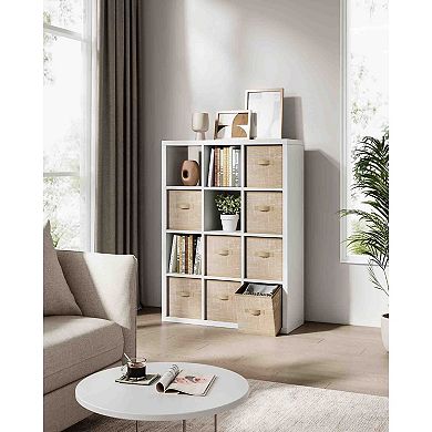 Storage Cubes, Non-woven Fabric Bins With Double Handles, Closet Organizers For Shelves