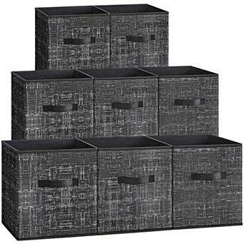 Storage Cubes, Non-woven Fabric Bins With Double Handles, Closet Organizers For Shelves