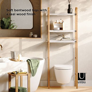 Umbra Bellwood Over Toilet Arched Storage Shelf