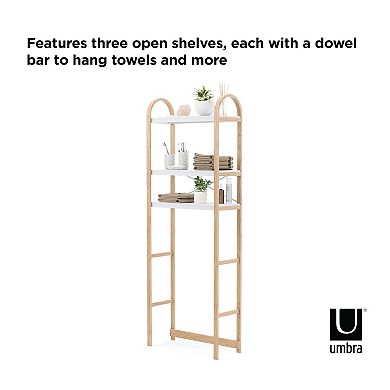 Umbra Bellwood Over Toilet Arched Storage Shelf