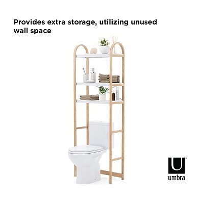 Umbra Bellwood Over Toilet Arched Storage Shelf