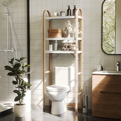Umbra Bellwood Over Toilet Arched Storage Shelf