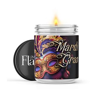 Mardi Gras - 22-oz Candle Jar - Wildflowers