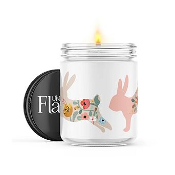 Floral Bunnies - 22-oz Candle Jar - Wildflowers