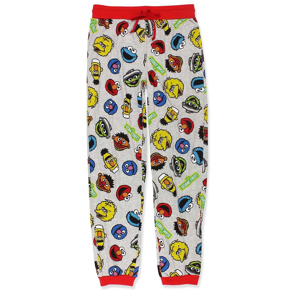 Sesame Street Characters Elmo Cookie Monster Jogger Pajama Pant