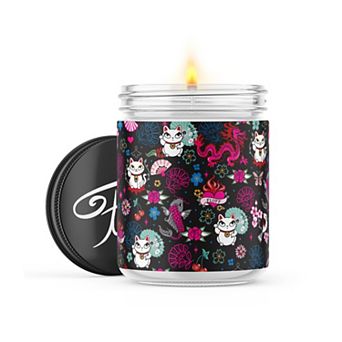 Lucky Kitty - 22-oz Candle Jar - Wildflowers
