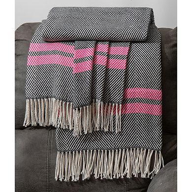 Discover Europe - Made in Italy La Limonaia Tessuti Herringbone Throw