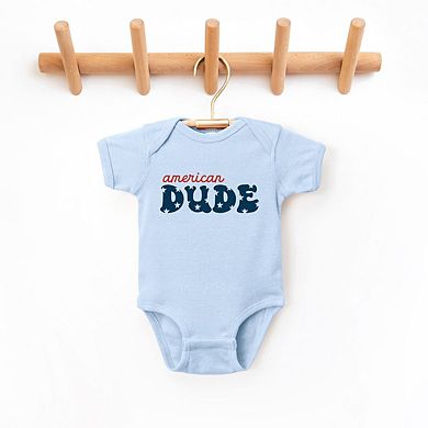 American Dude Stars Baby Bodysuit