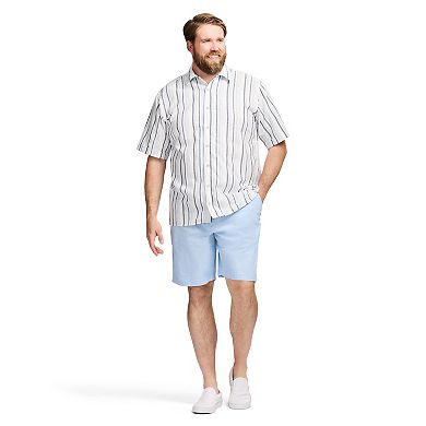 Big & Tall IZOD Saltwater Dunes Short Sleeve Button-Front Woven Shirt