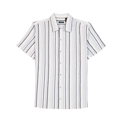 Big & Tall IZOD Saltwater Dunes Short Sleeve Button-Front Woven Shirt