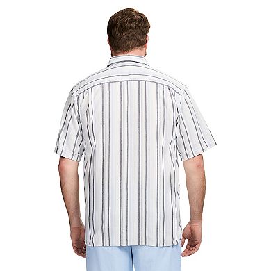 Big & Tall IZOD Saltwater Dunes Short Sleeve Button-Front Woven Shirt