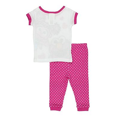 Sesame Street Elmo And Abby Cadabby Girls Pajamas