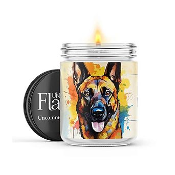 Belgian Malinois - 22-oz Candle Jar - Apple Cider & Clove