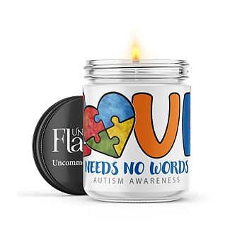 Love Needs No Words - 22-oz Candle Jar - Wildflowers