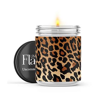 Leopard Print - 22-oz Candle Jar - Eucalyptus
