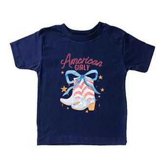American Girly Coquette Boots Youth Short Sleeve Graphic Tee
