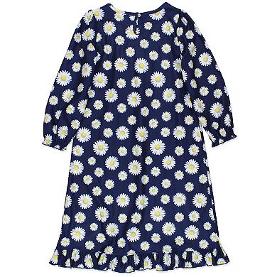 Komar Kids Daisy Flannel Toddler Granny Gown Nightgown