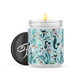 Martini Mermaids - 22-oz Candle Jar - Sea Salt & Peony
