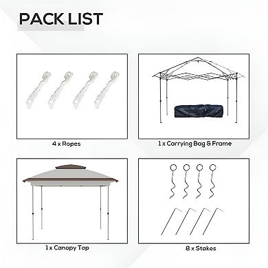 Outdoor Pop Up Canopy Tent - Lightweight and Portable with UV Protection