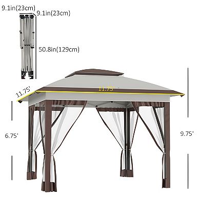 Outdoor Pop Up Canopy Tent - Lightweight and Portable with UV Protection