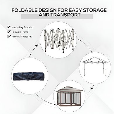 Outdoor Pop Up Canopy Tent - Lightweight and Portable with UV Protection
