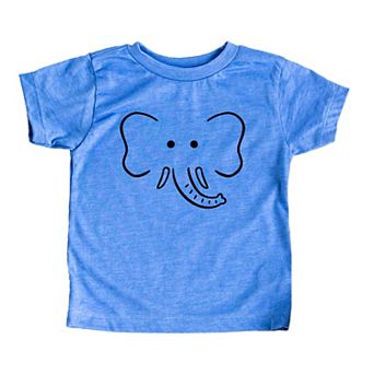 Elephant Toddler Short Sleeve Graphic Tee