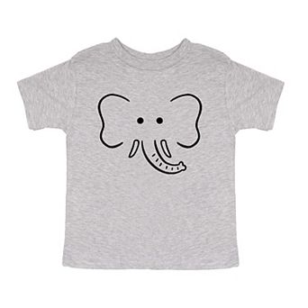 Elephant Toddler Short Sleeve Graphic Tee