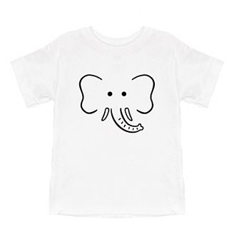 Elephant Toddler Short Sleeve Graphic Tee