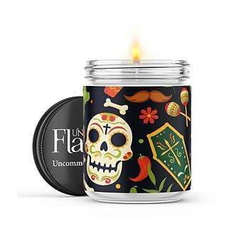 Día De Los Muertos - 22-oz Candle Jar - Sweet Cinnamon Pumpkin