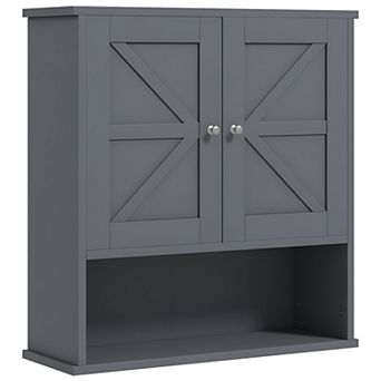 Modern Wall-mounted design Bathroom Cabinet- Grey
