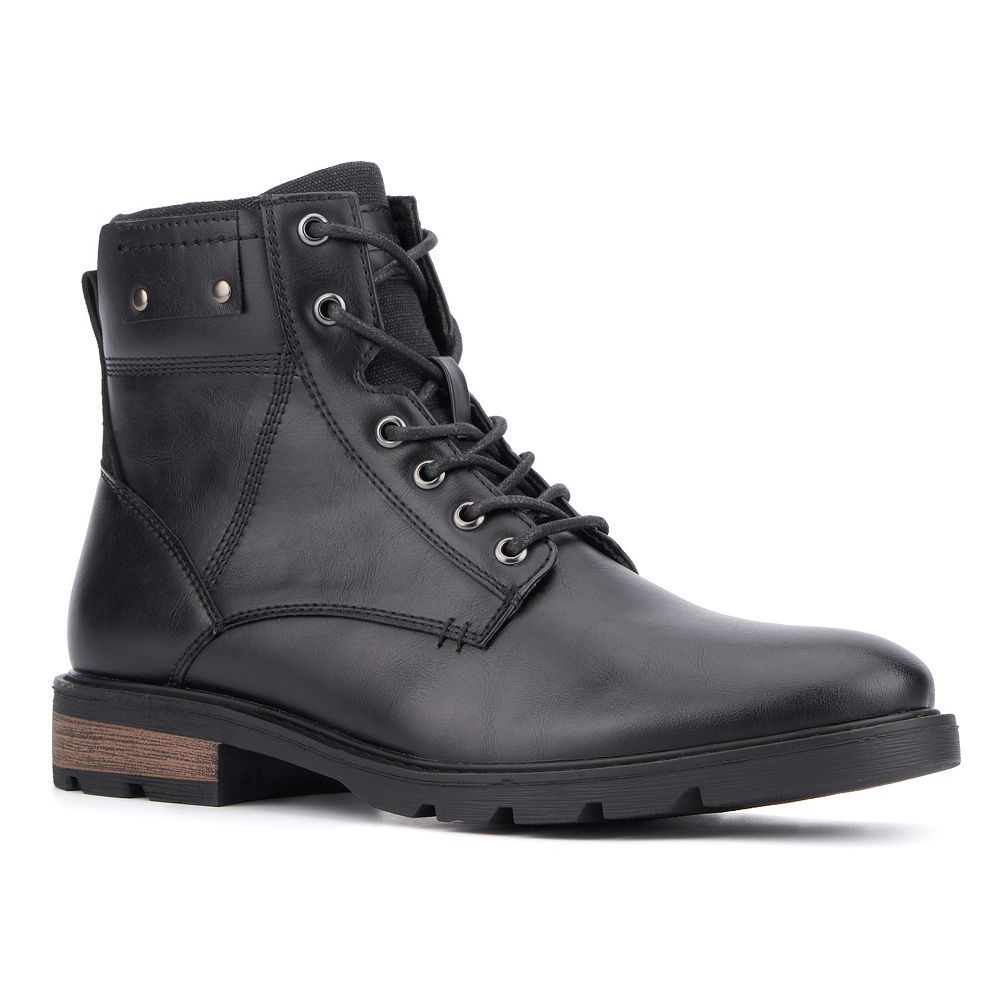 Reserved Footwear New York Men\'s Omega Boot in Black, Size 12​​​​​​​​​ Reserved Footwear Mens Omega Side Zip Leather Ankle Boots  main image 4
