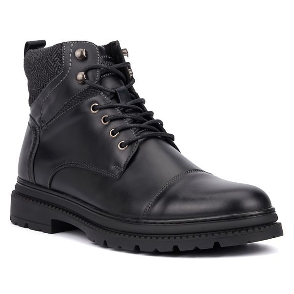 Kohls mens black boots deals