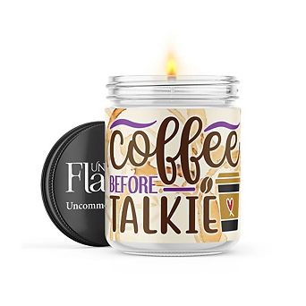 Coffee Before Talkie - 22-oz Candle Jar - Mahogany Teakwood