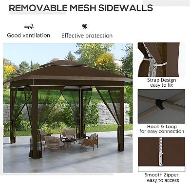 Pop Up Canopy Tent - Quick and Easy Setup Outdoor Shelter with UV Protection