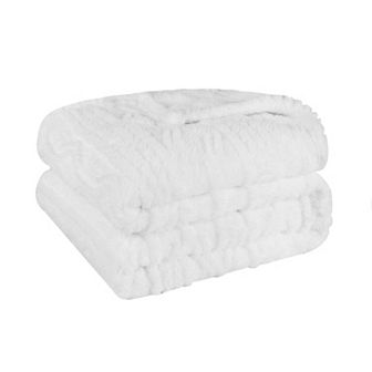 SUPERIOR Arctic Boho Jacquard Plush Fleece Blanket
