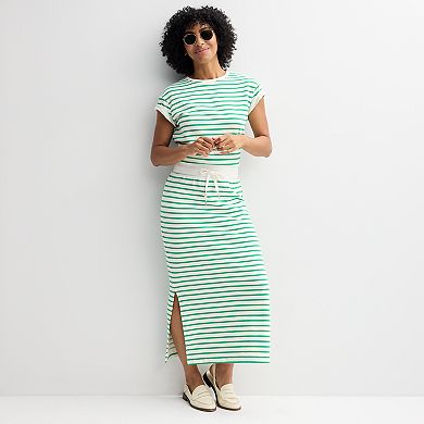 Women's Sonoma Goods For Life® French Terry Stripe Skirt