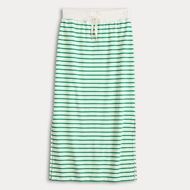 Women's Sonoma Goods For Life® French Terry Stripe Skirt