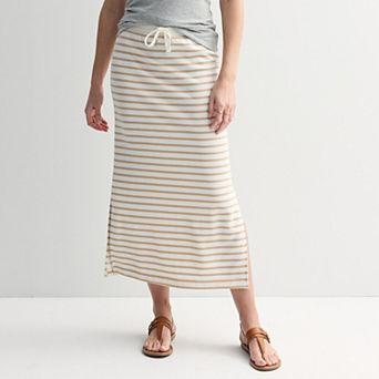 Women's Sonoma Goods For Life® French Terry Stripe Skirt