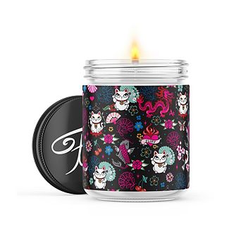 Lucky Kitty - 22-oz Candle Jar - Black Ice