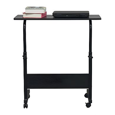 Removable P2 15mm Chipboard & Steel Side Table-Black