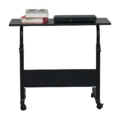 Removable P2 15mm Chipboard & Steel Side Table-Black