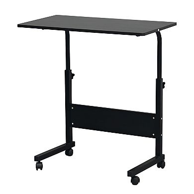 Removable P2 15mm Chipboard & Steel Side Table-Black