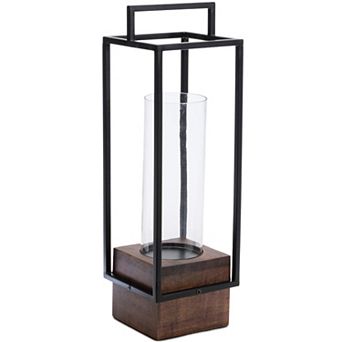 Natural Wood Frame with Modern Open Design and Chic Rivet Accents