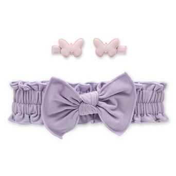 Baby Girl Carter's 3-Pack Headclip & Headwrap Set