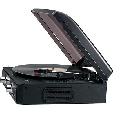 Jensen Blk Stereo Turntable 3speed Mp3 Encoding System
