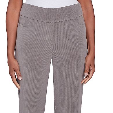 Women's Alfred Dunner Knit Corduroy Pull-On Average Length Pants