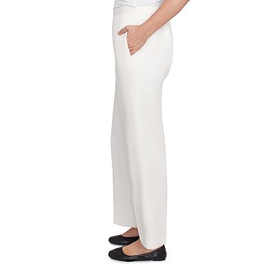 Women's Alfred Dunner Soft Heather Microfiber Average Length Pant