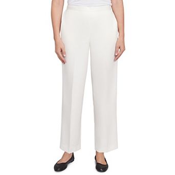 Women's Alfred Dunner Soft Heather Microfiber Average Length Pant