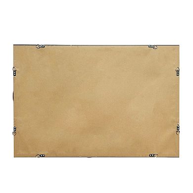 Gallery 57 Sienna Twilight Abstract Hand Painted 24" x 36" Floating Framed Wall Art Print